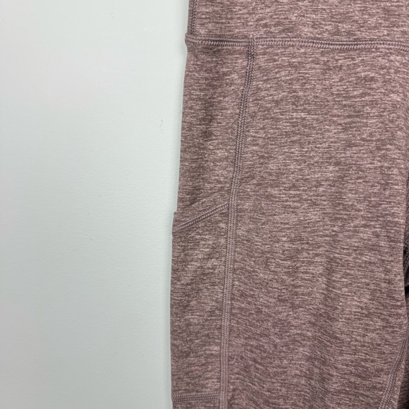 Aerie High Rise Marled Tan Brown Leggings - Picture 5 of 8